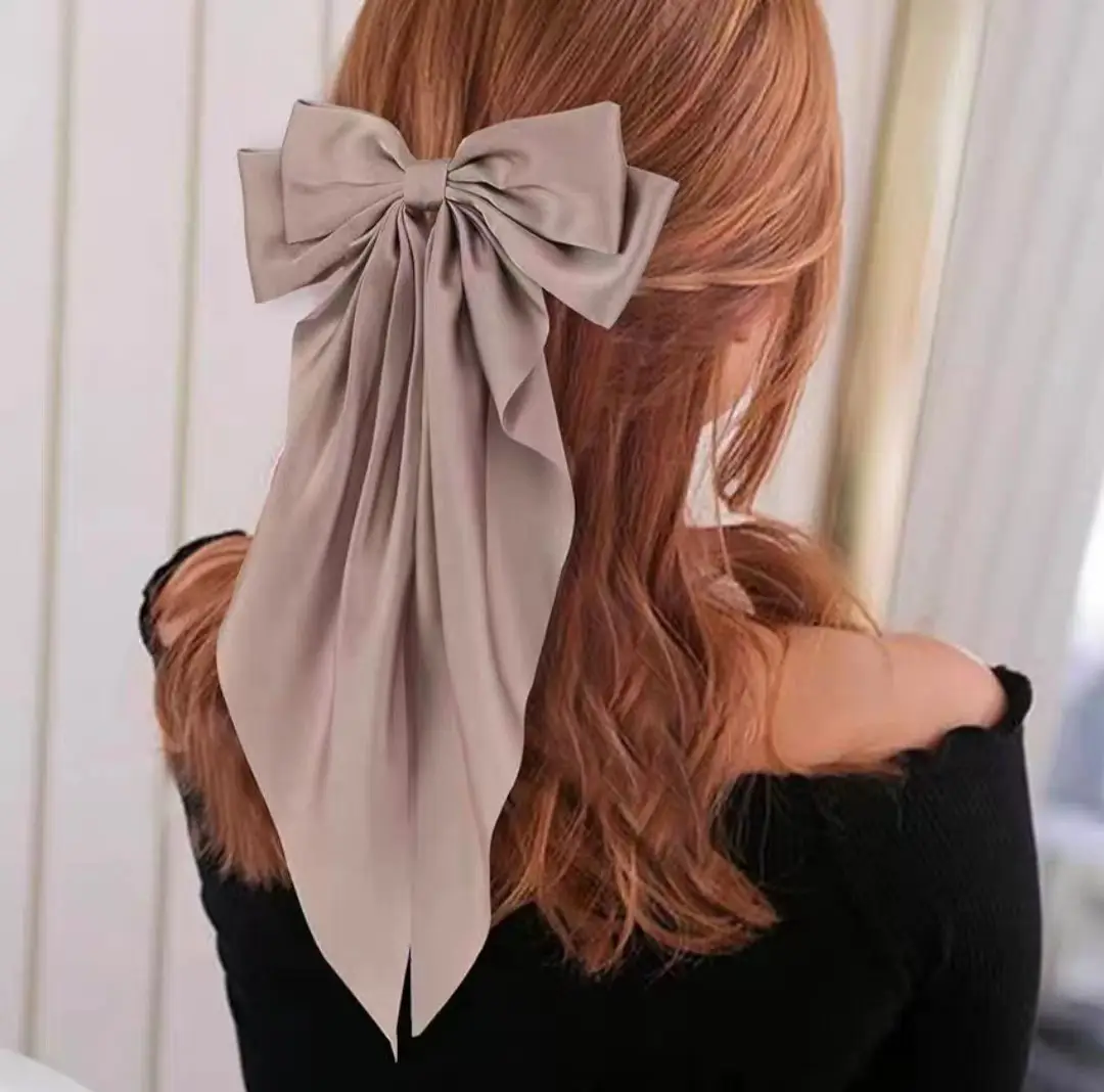Black Bow Hairpin for Women's Back of Head - Image 19