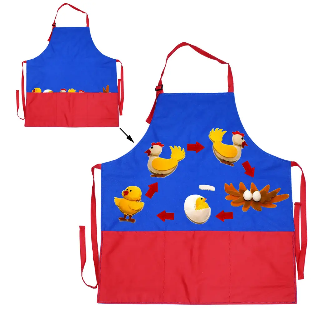 Felt Picture Book Apron for Kids Teaching Use — feature 1