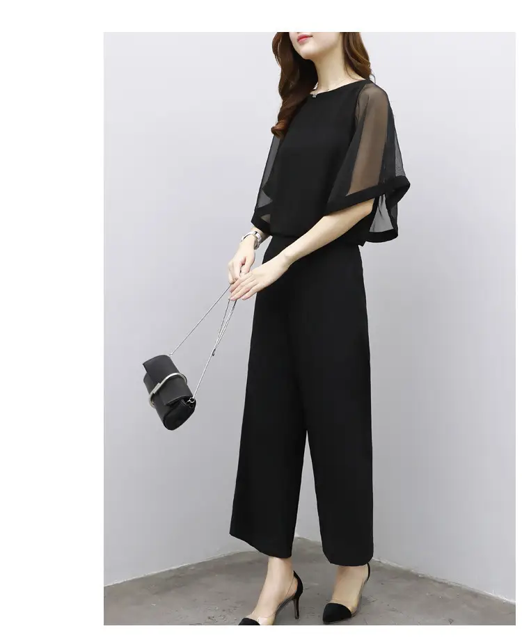 Black Korean Style Women's 2-Piece Slimming Set — feature 5