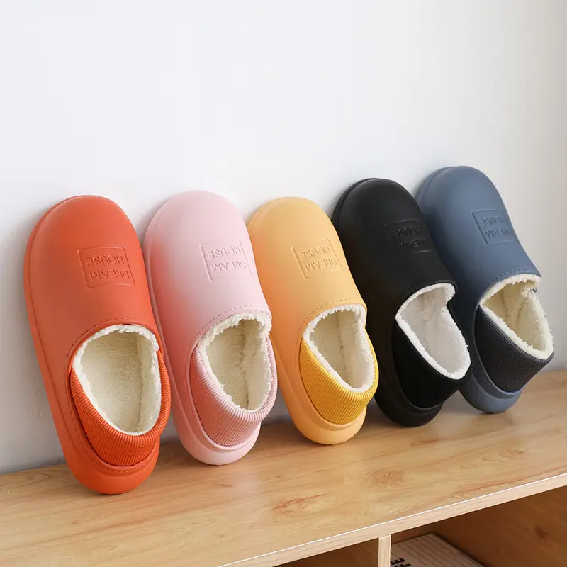 EVA Waterproof Couple Slippers for Boys Winter - Image 12