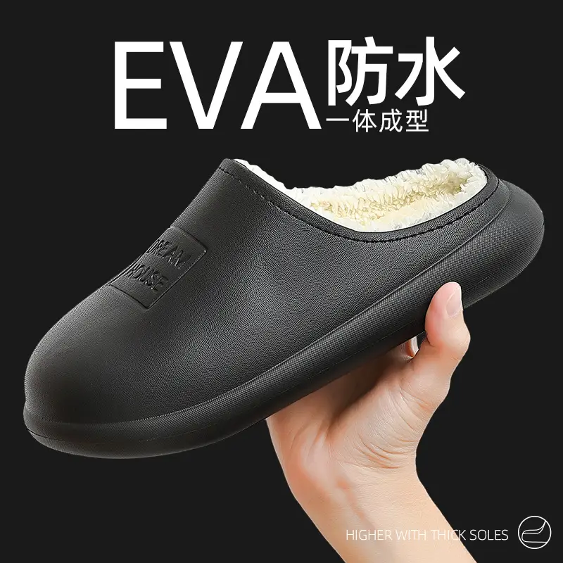 EVA Waterproof Couple Slippers for Boys Winter - Image 9
