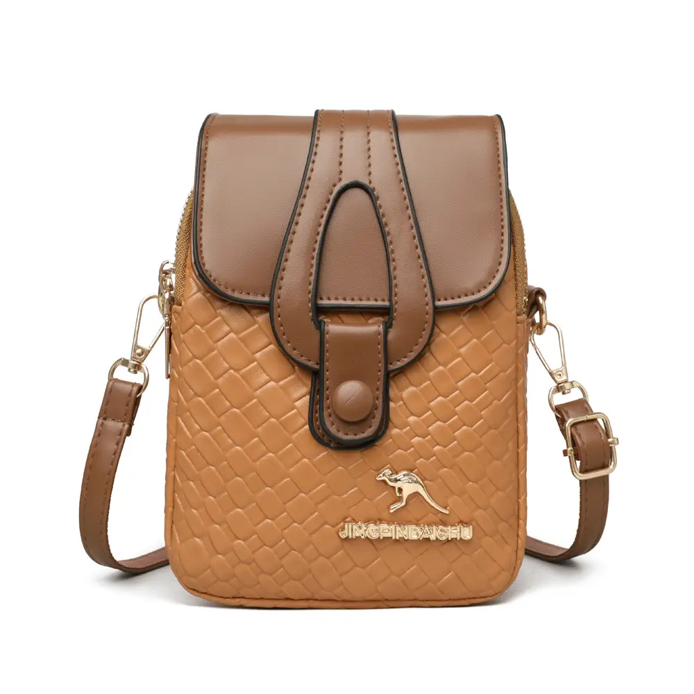 Red Crossbody Bag for Women with Adjustable Strap - Image 4