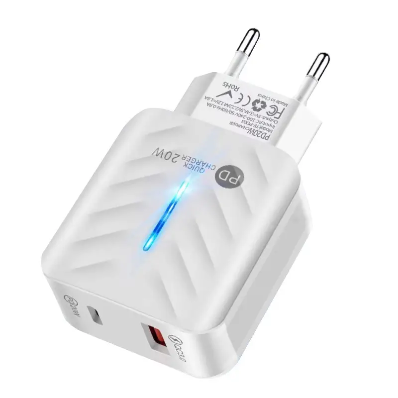 European PD20W Charger 38W Dual Port A+C Mobile Power Adapter - Image 6