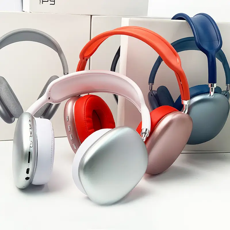P9 Bluetooth headset Max wireless headset for Apple tws headset noise canceling bass Factory Direct