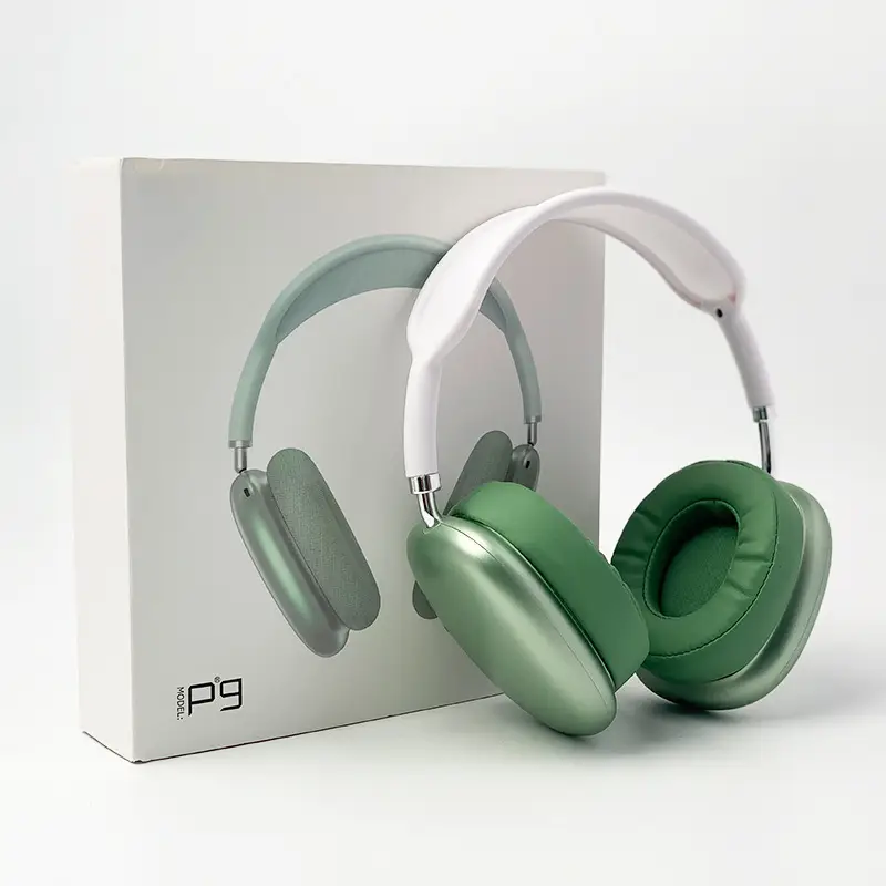 P9 Bluetooth headset Max wireless headset for Apple tws headset noise canceling bass Factory Direct
