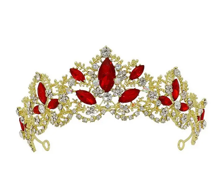 Luxury Crystal Bridal Tiara Crown for Banquet Party - Image 4