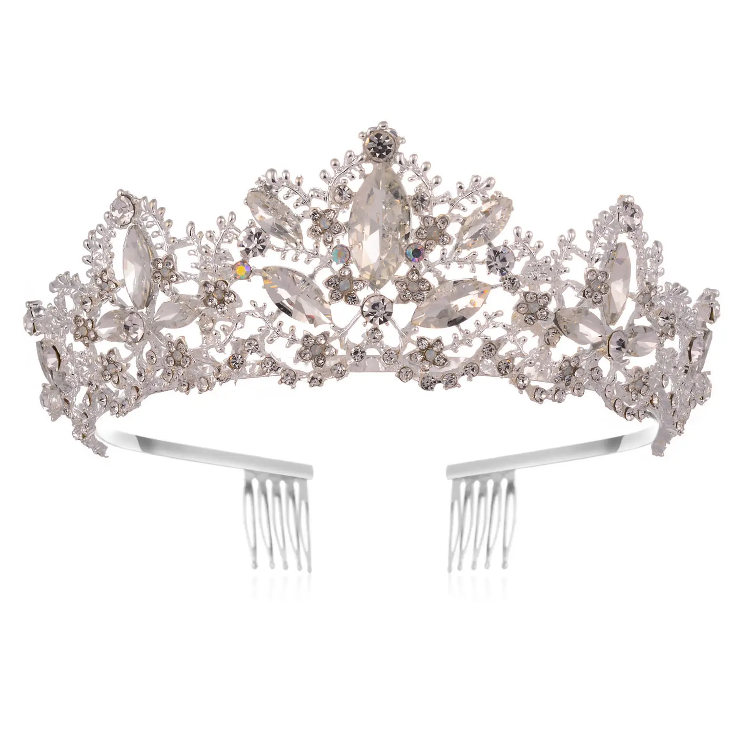 Luxury Crystal Bridal Tiara Crown for Banquet Party - Image 5