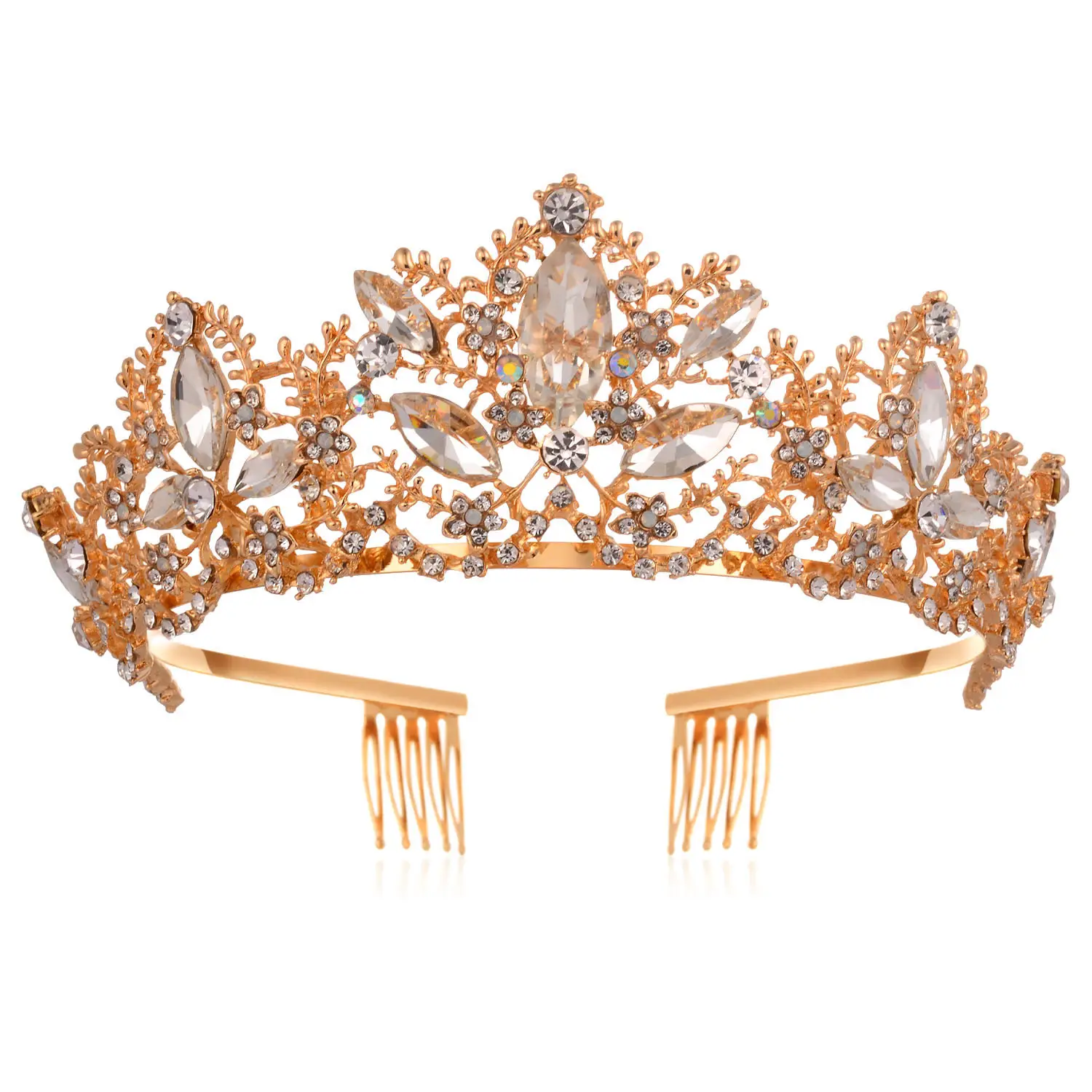 Luxury Crystal Bridal Tiara Crown for Banquet Party - Image 6