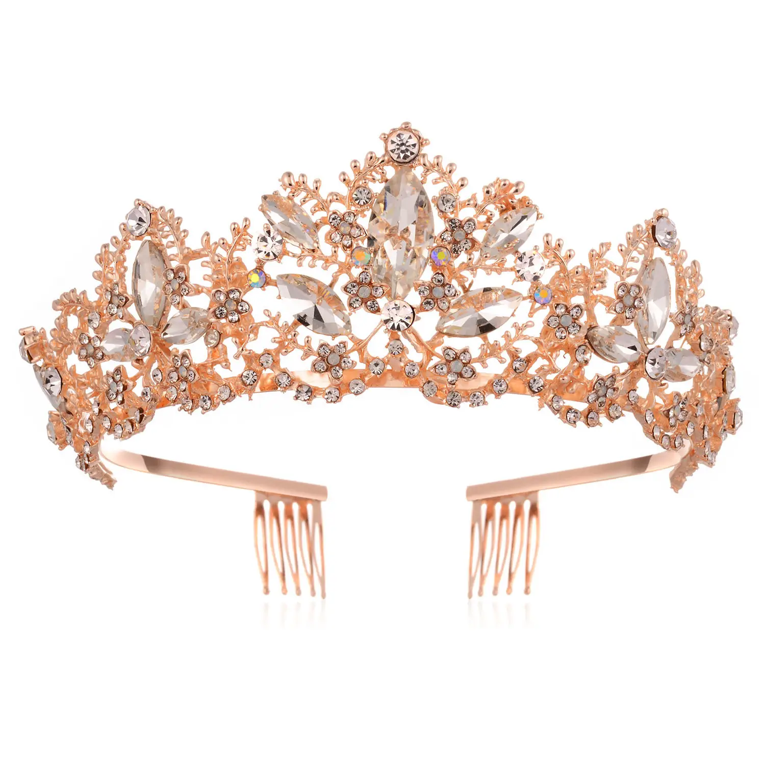 Luxury Crystal Bridal Tiara Crown for Banquet Party - Image 7