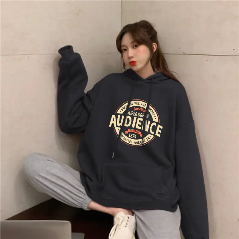 Women Fleece Hoodie Set Antique Green Red