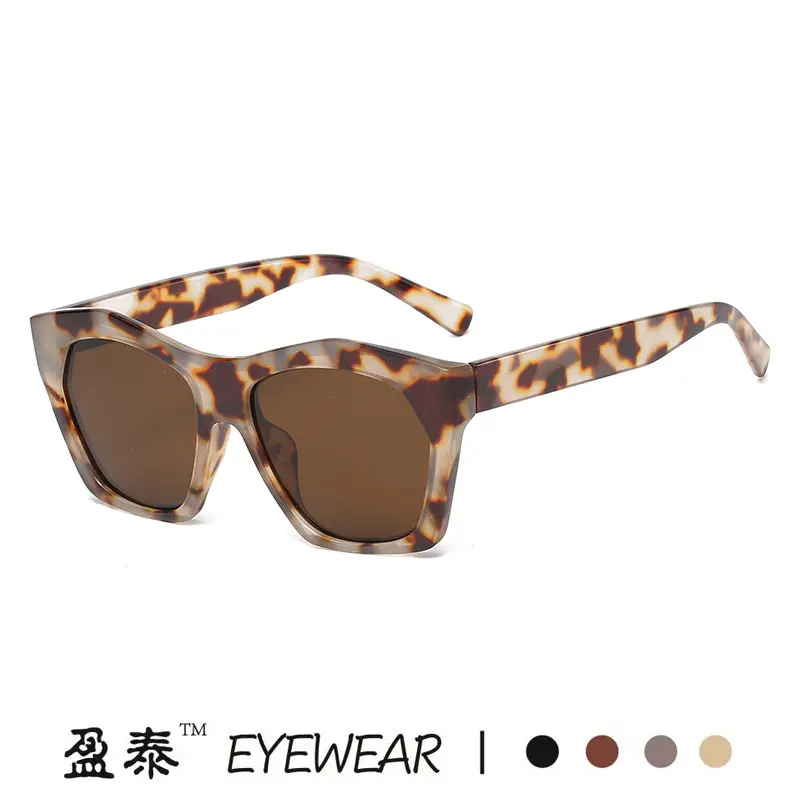 Black Frame Retro Sunglasses UV-Proof Black - Image 8