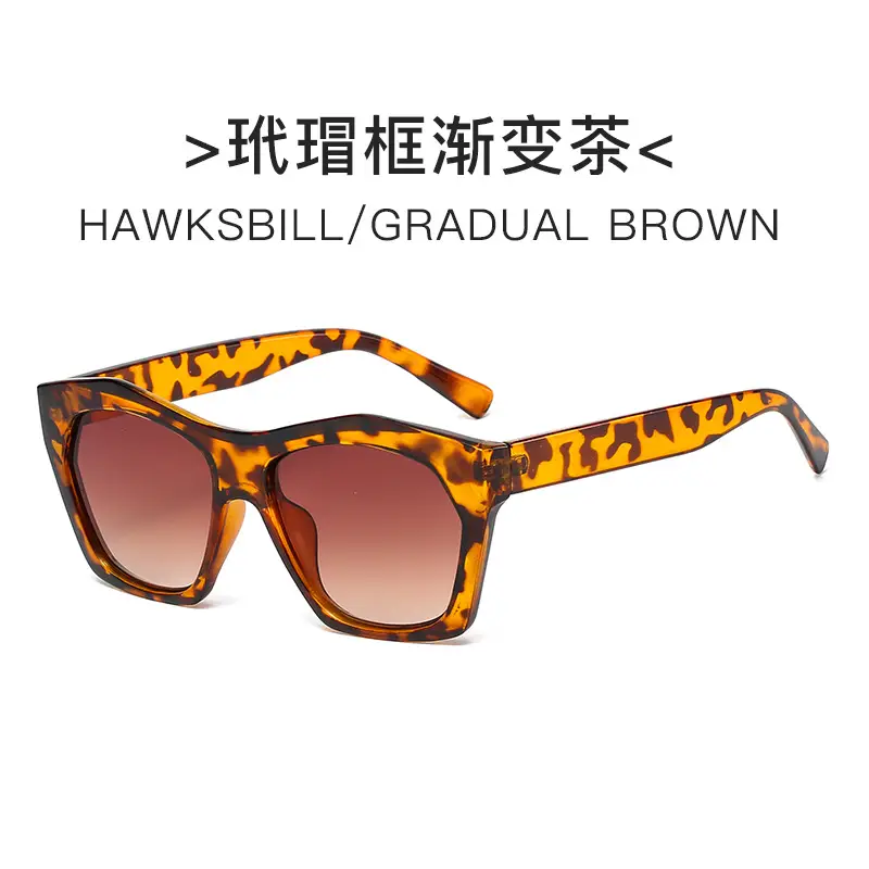 Black Frame Retro Sunglasses UV-Proof Black - Image 3