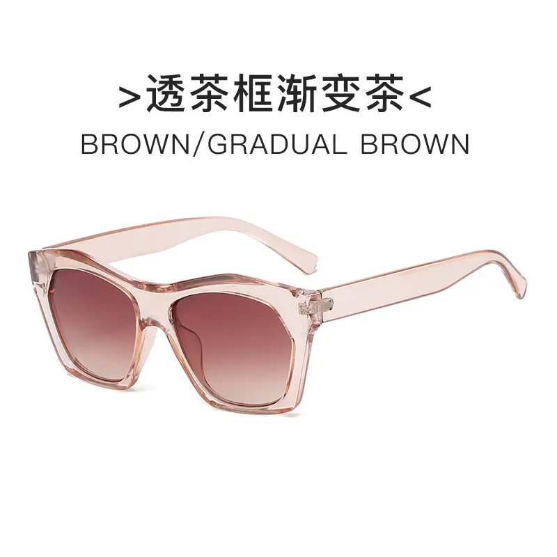 Black Frame Retro Sunglasses UV-Proof Black - Image 4
