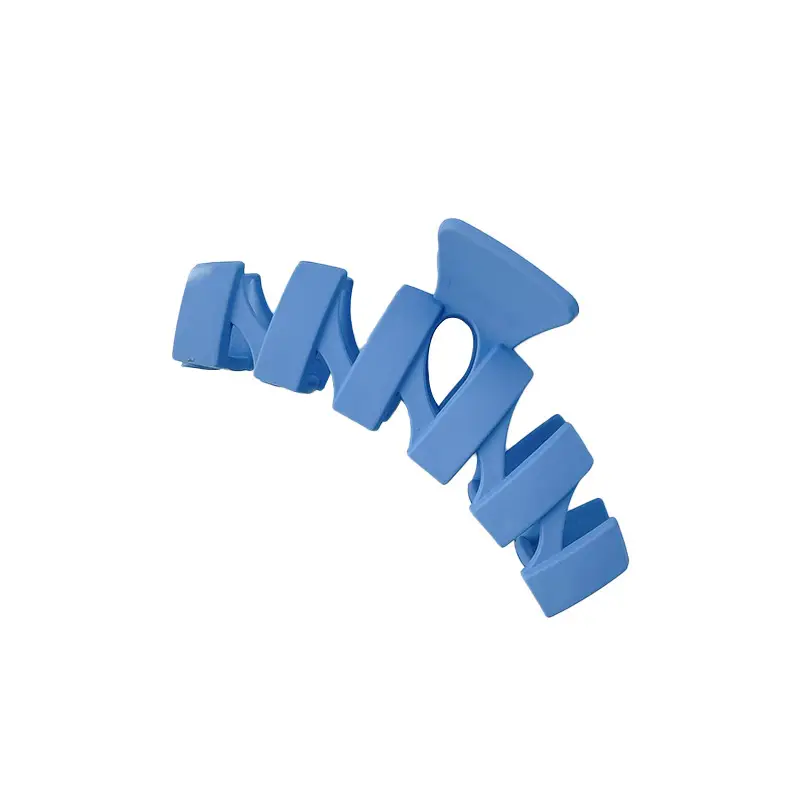 Blue Hair Clip with Resin Material for Women