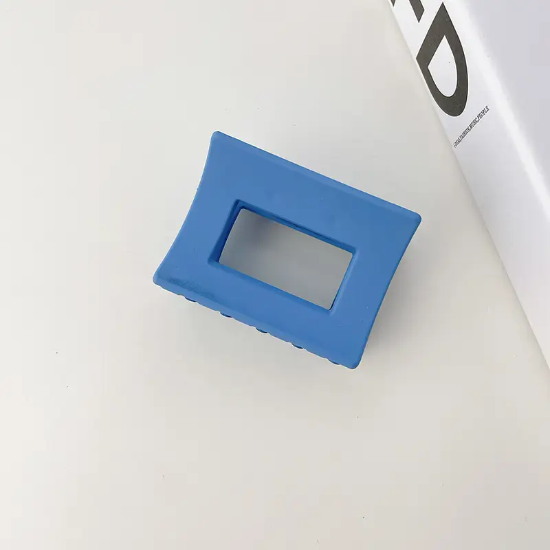 Blue Hair Clip with Resin Material for Women