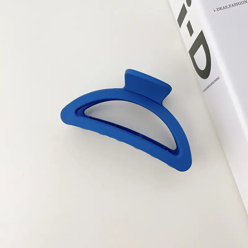 Blue Hair Clip with Resin Material for Women
