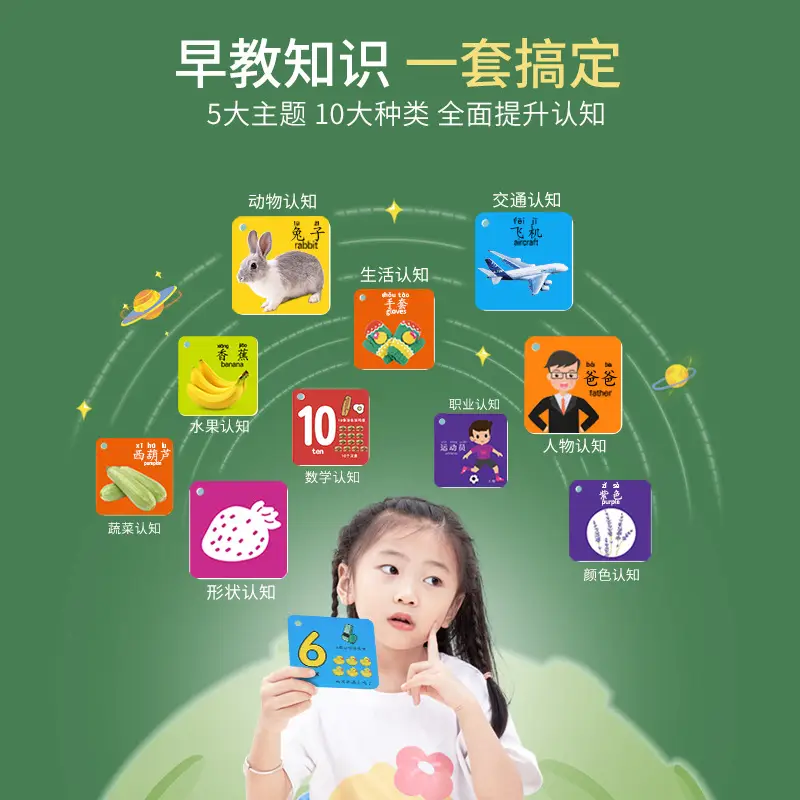 90+ Card Early Education Toy for Kids - Image 17