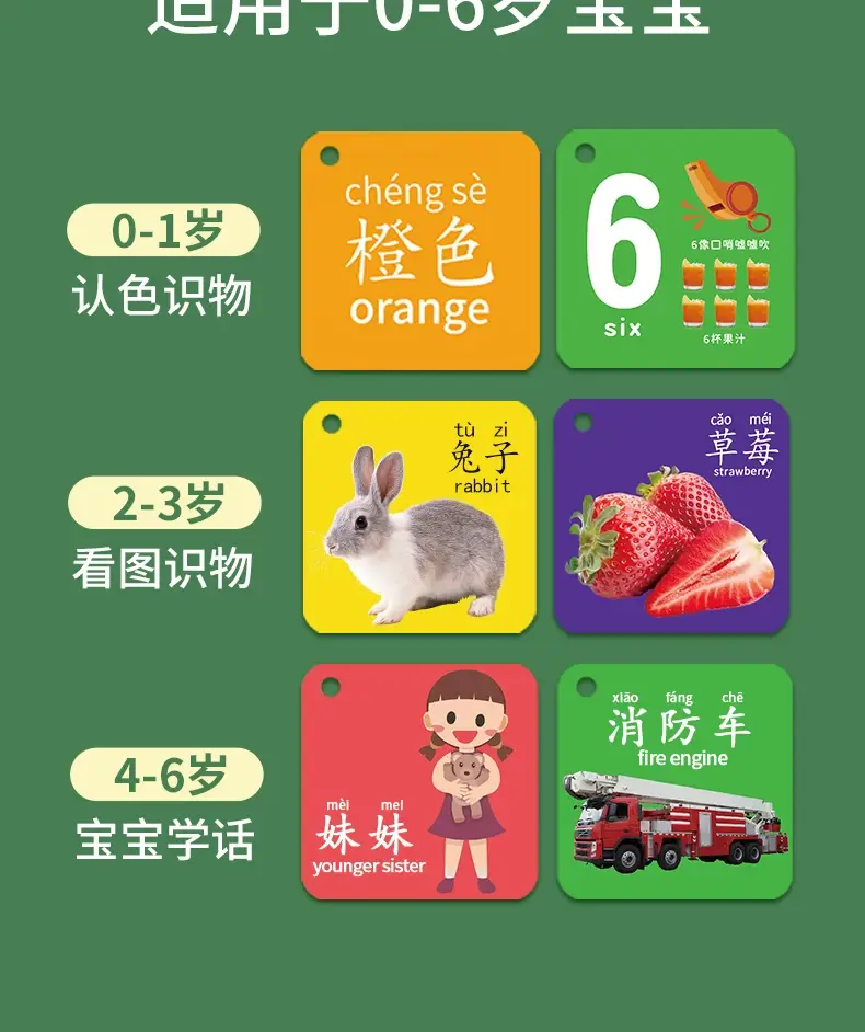 90+ Card Early Education Toy for Kids — feature 20