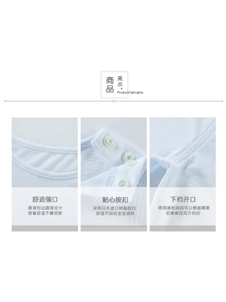 White Cotton Pajama Set for Kids Summer Autumn Comfort - Image 6