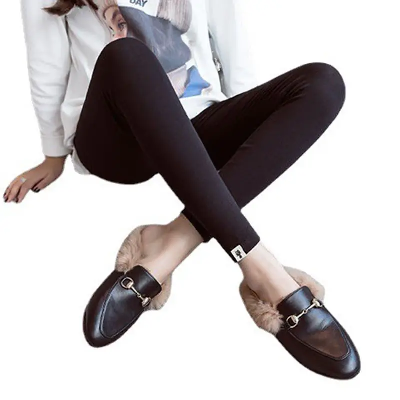 Maternity Leggings Pants Skinny Fall Belly Support - Image 5