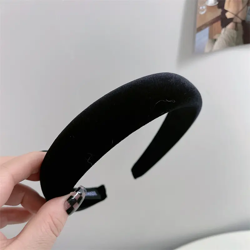 Velvet Sponge Headband for Women Autumn Winter - Image 5