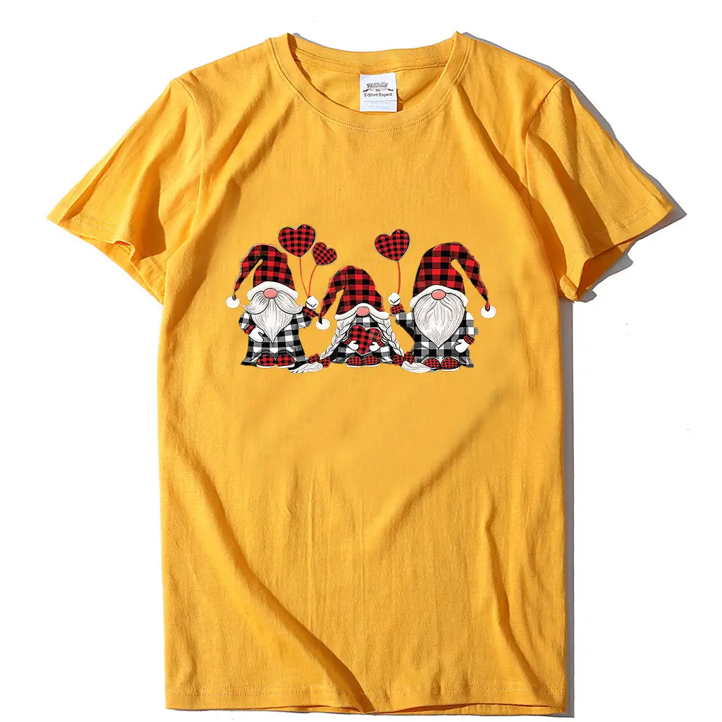 White T-Shirt with Little People Printed Design for Girls - Image 23
