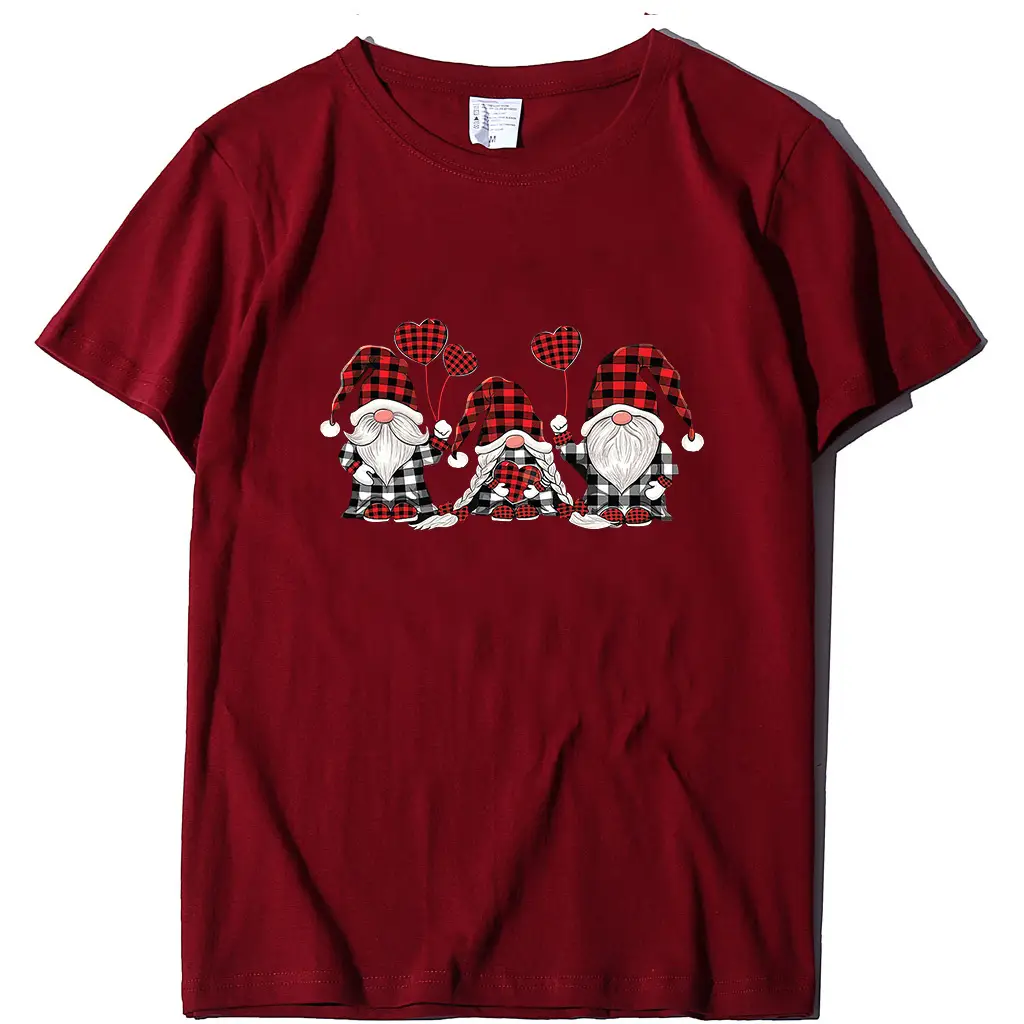 White T-Shirt with Little People Printed Design for Girls - Image 11