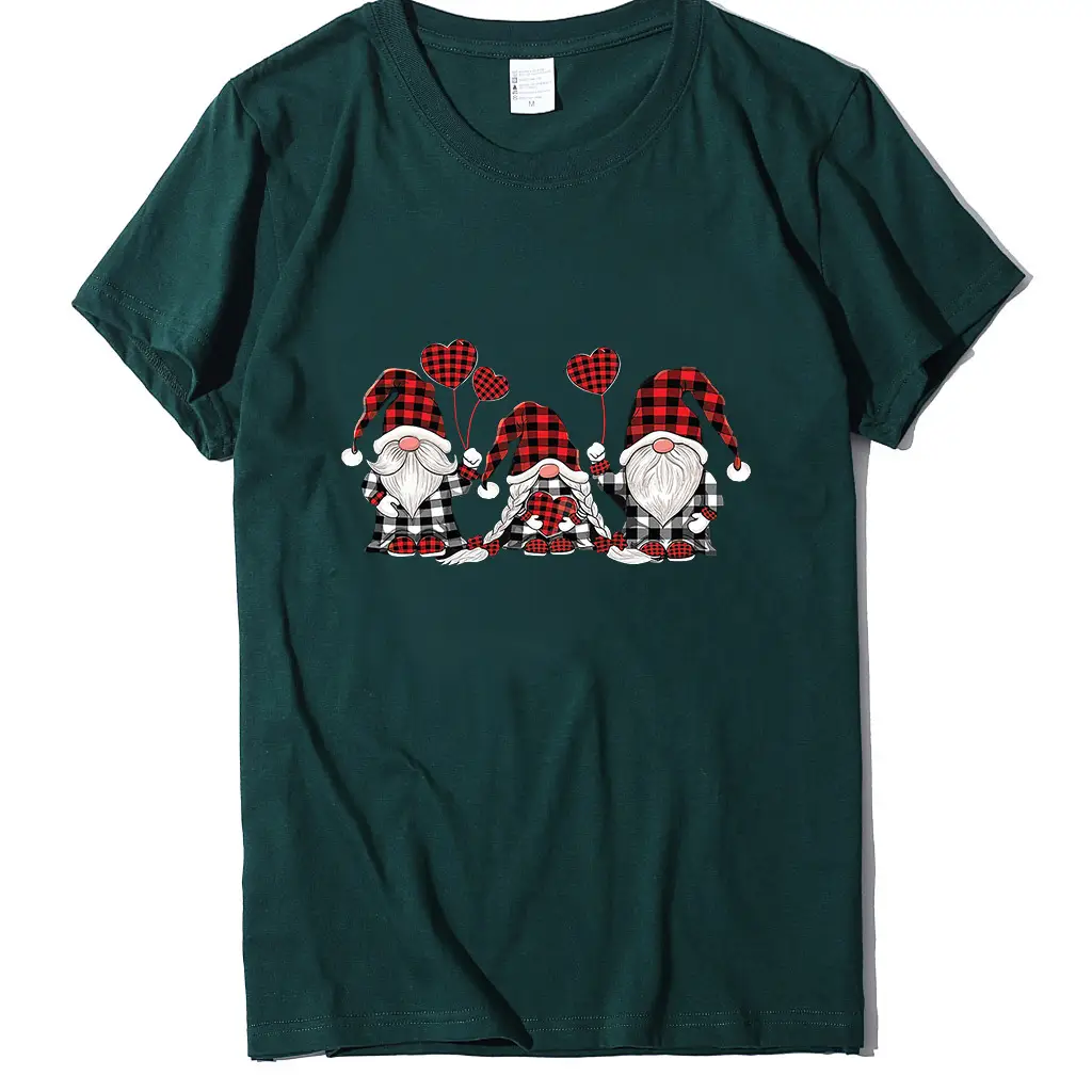 White T-Shirt with Little People Printed Design for Girls - Image 14