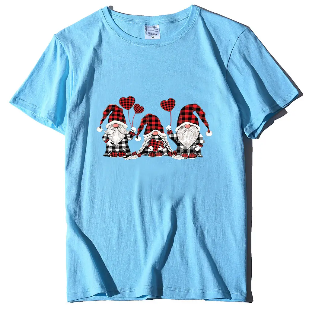 White T-Shirt with Little People Printed Design for Girls - Image 19