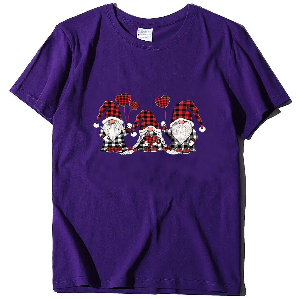 White T-Shirt with Little People Printed Design for Girls - Image 3