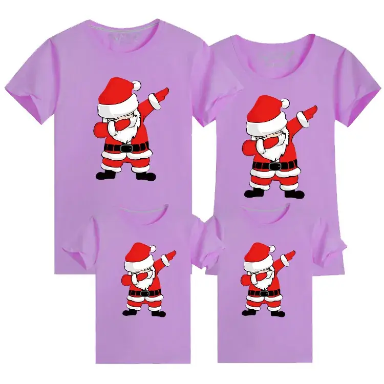 2024 Santa Family 3Pc Purple T-Shirt Set - Image 12