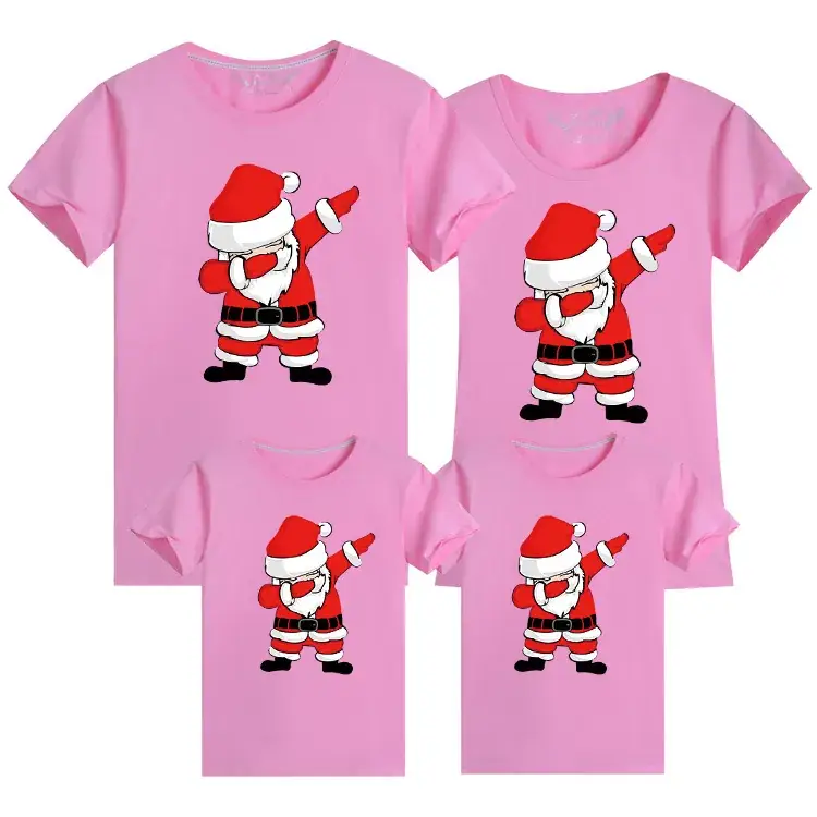 2024 Santa Family 3Pc Purple T-Shirt Set - Image 5
