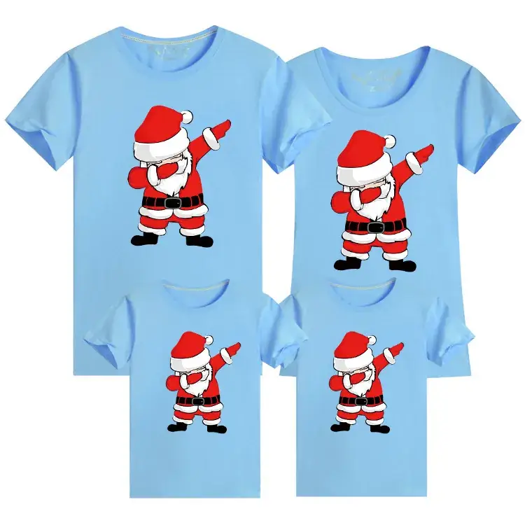 2024 Santa Family 3Pc Purple T-Shirt Set - Image 7