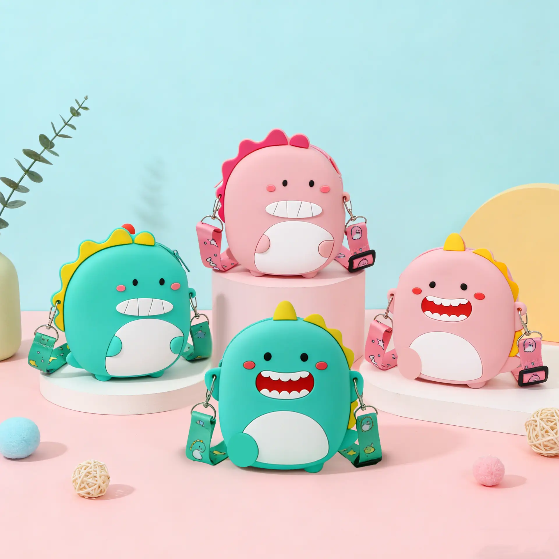 Unicorn Press Bubble Bag for Kids Crossbody Silicone Purse