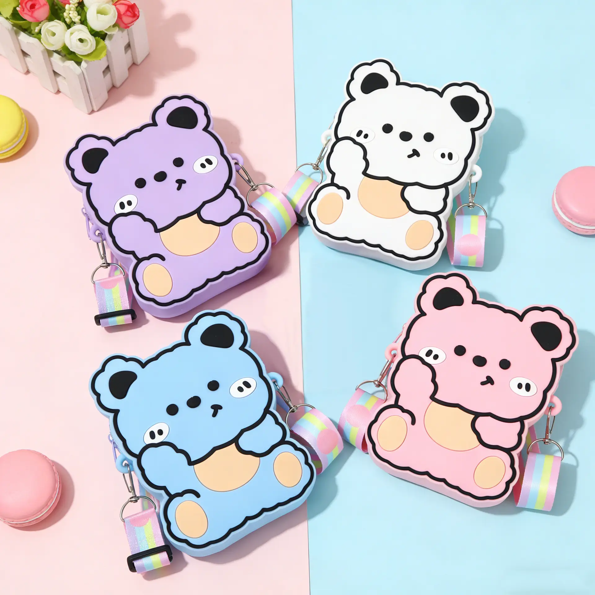 Unicorn Press Bubble Bag for Kids Crossbody Silicone Purse — feature 26
