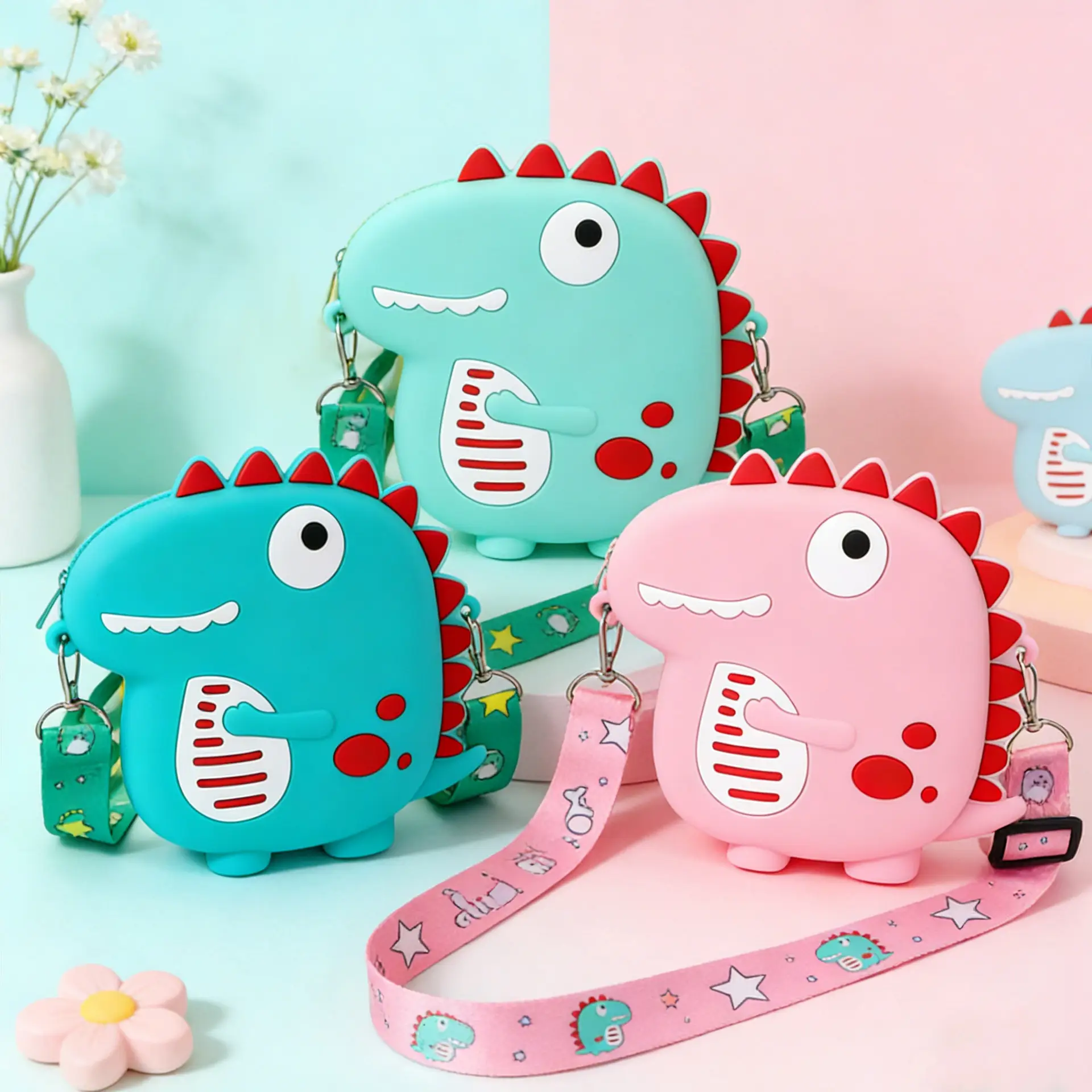 Unicorn Press Bubble Bag for Kids Crossbody Silicone Purse — feature 32