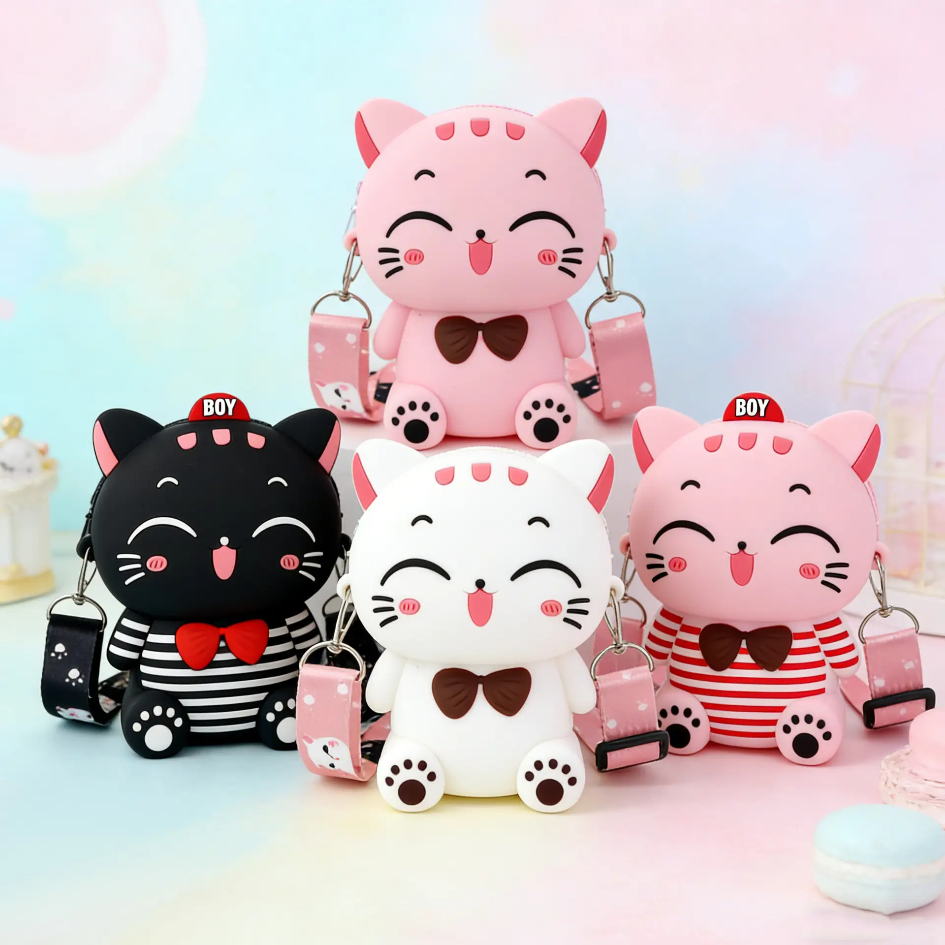 Unicorn Press Bubble Bag for Kids Crossbody Silicone Purse — feature 33