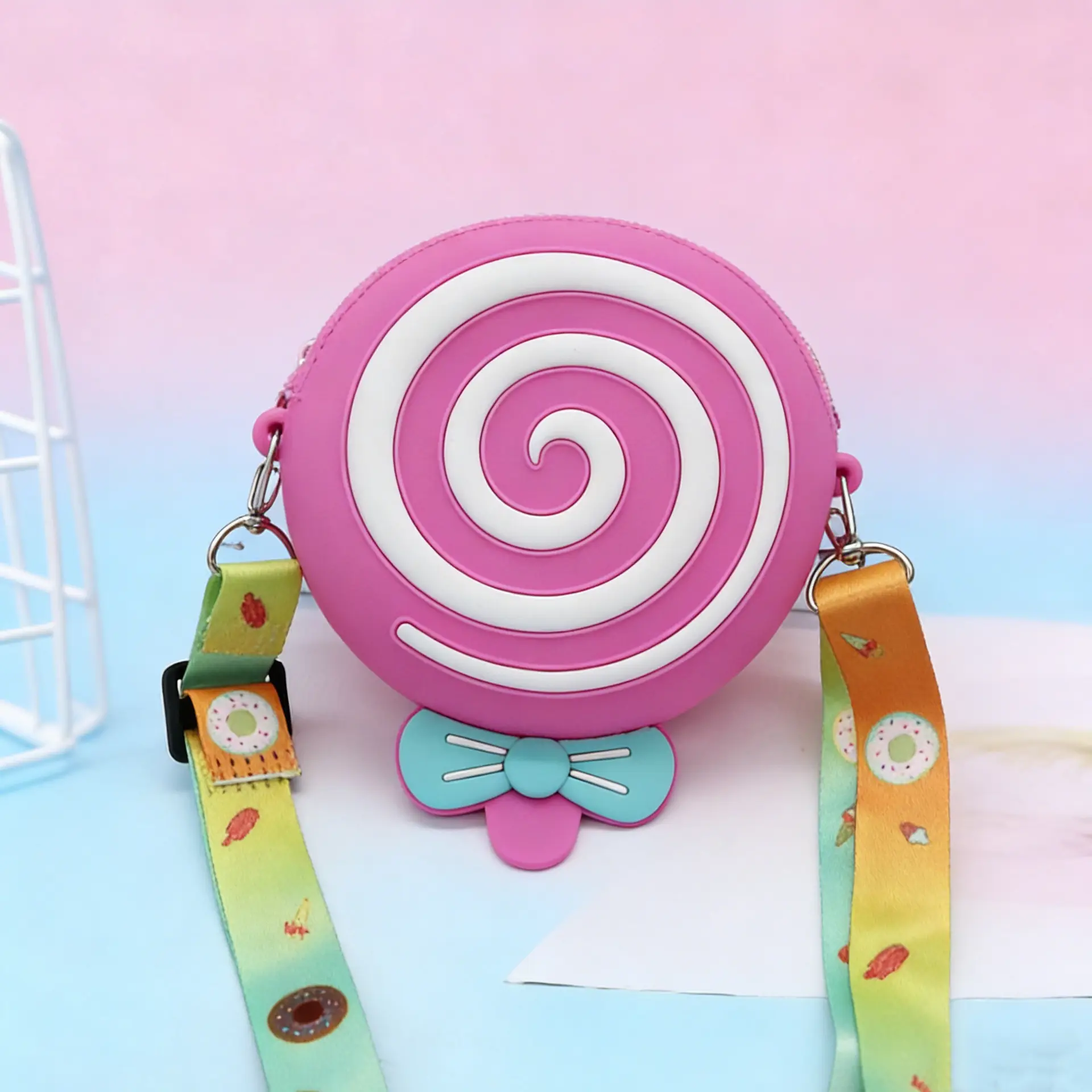 Unicorn Press Bubble Bag for Kids Crossbody Silicone Purse