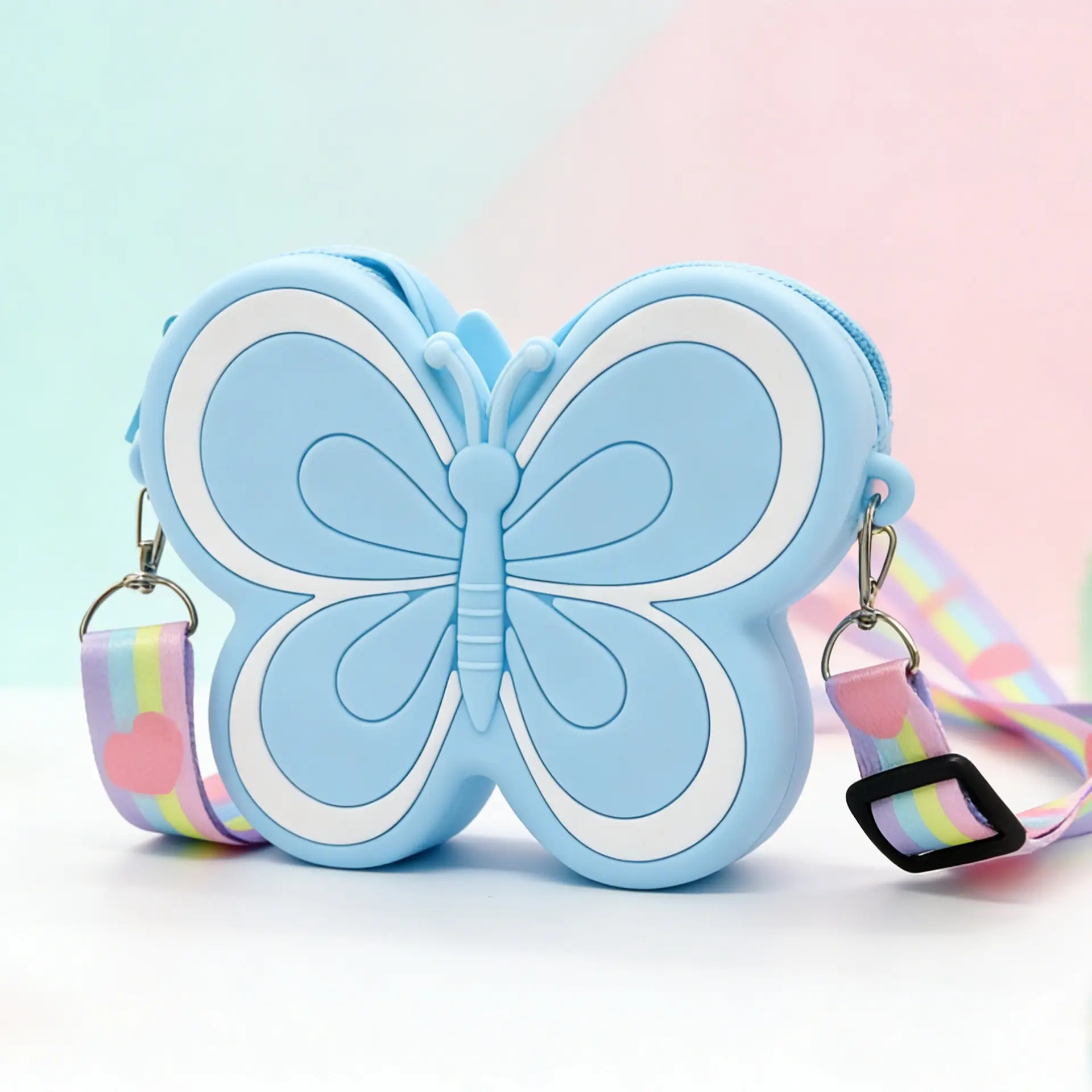 Unicorn Press Bubble Bag for Kids Crossbody Silicone Purse