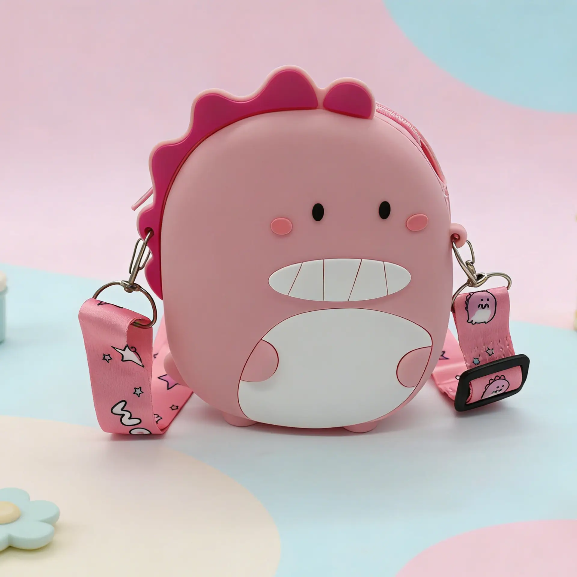 Unicorn Press Bubble Bag for Kids Crossbody Silicone Purse