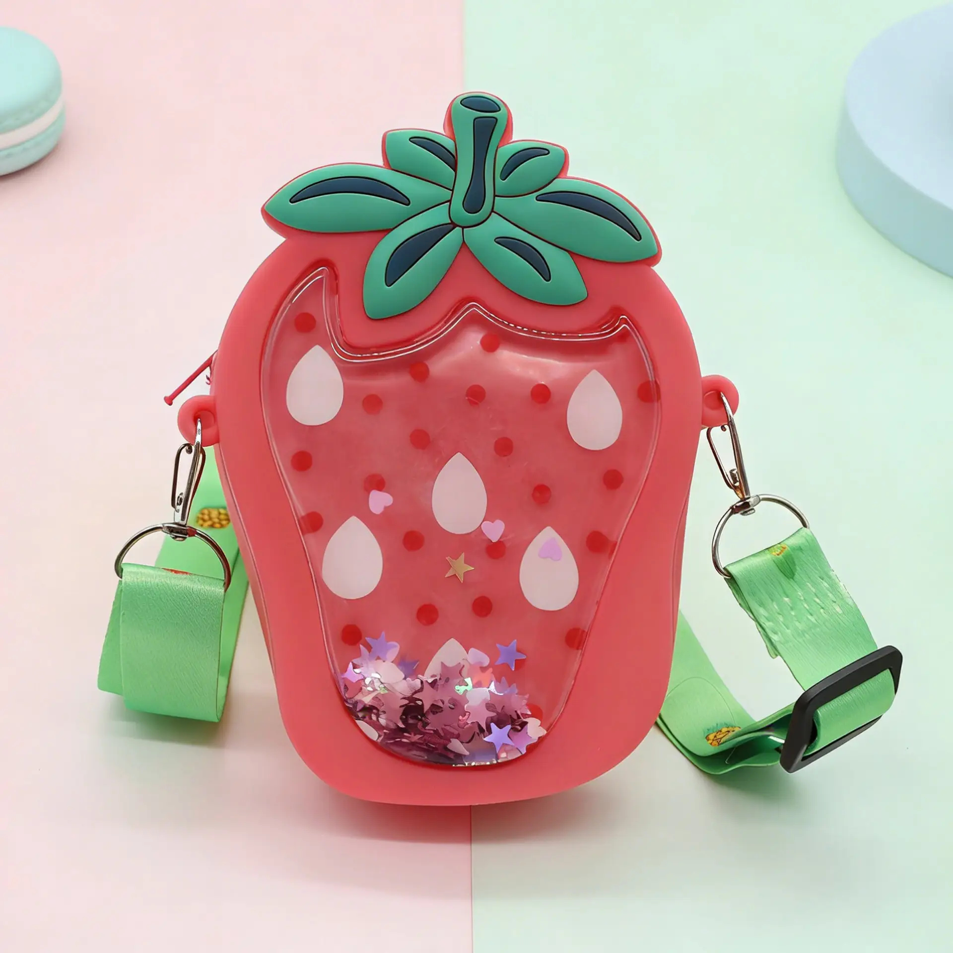 Unicorn Press Bubble Bag for Kids Crossbody Silicone Purse