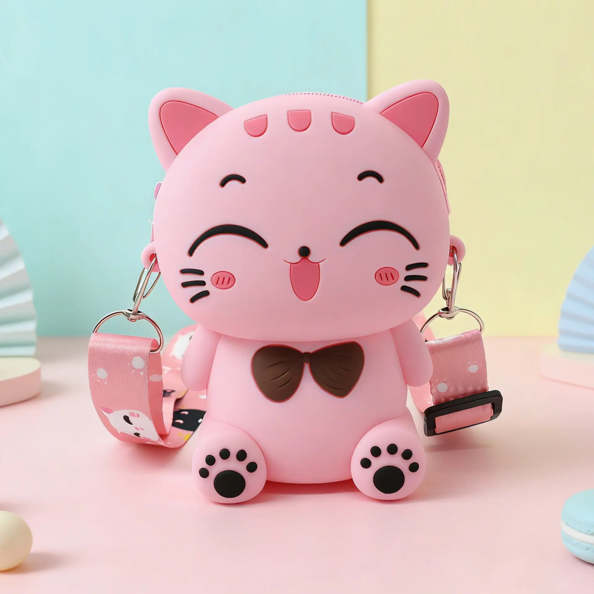 Unicorn Press Bubble Bag for Kids Crossbody Silicone Purse