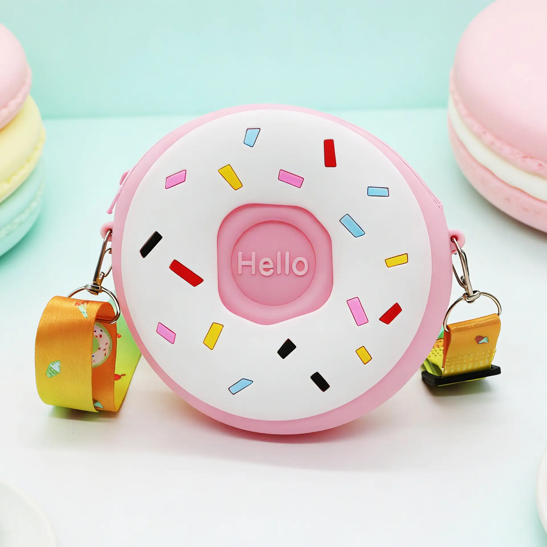 Unicorn Press Bubble Bag for Kids Crossbody Silicone Purse