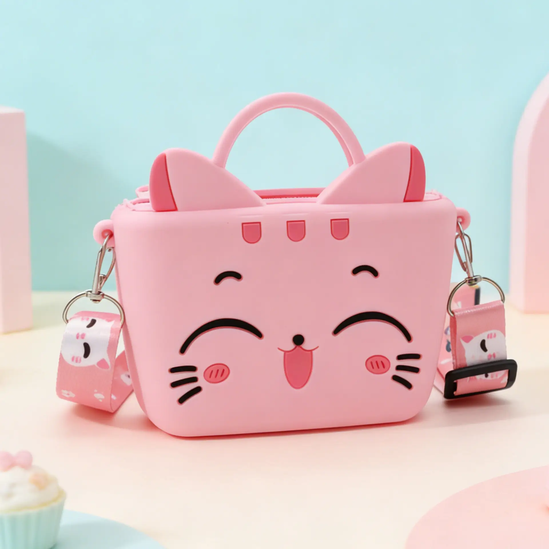 Unicorn Press Bubble Bag for Kids Crossbody Silicone Purse