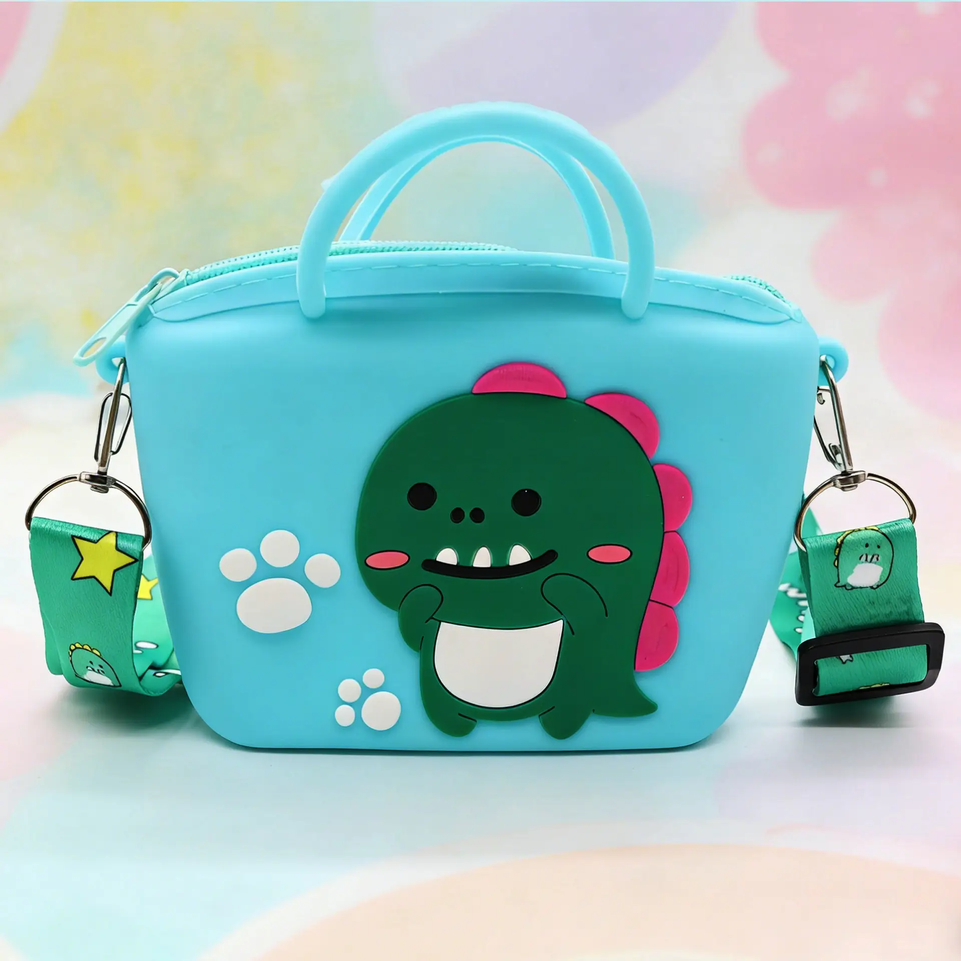 Unicorn Press Bubble Bag for Kids Crossbody Silicone Purse