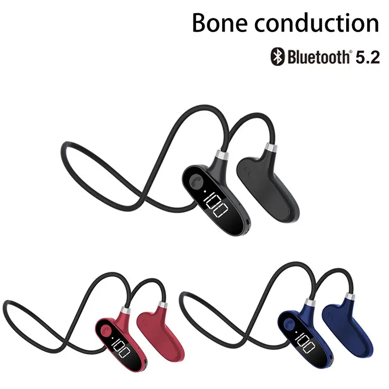 Bluetooth Headset with Digital Display Sports Hanging Neck - Image 12