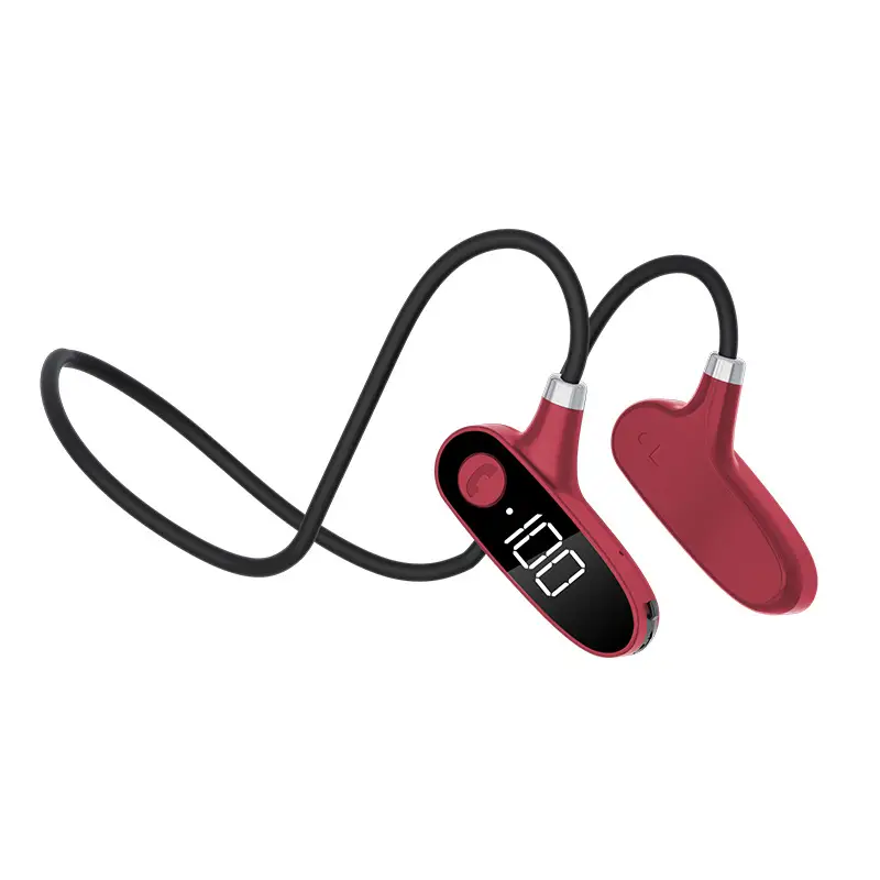 Bluetooth Headset with Digital Display Sports Hanging Neck - Image 2