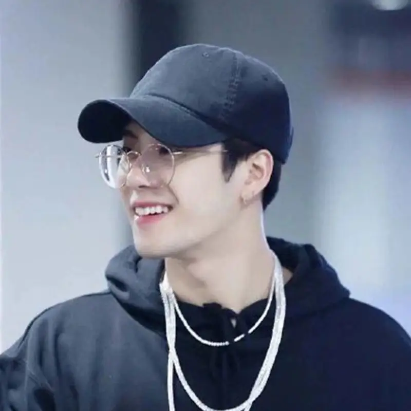 Men Sun Cap Baseball Cap Black Spot Cap - Image 9