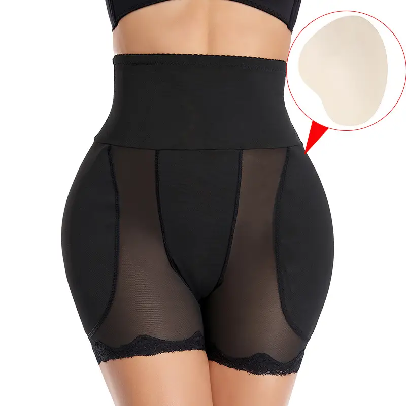 Black Full Hip Mesh Boxers Large Size - Image 5