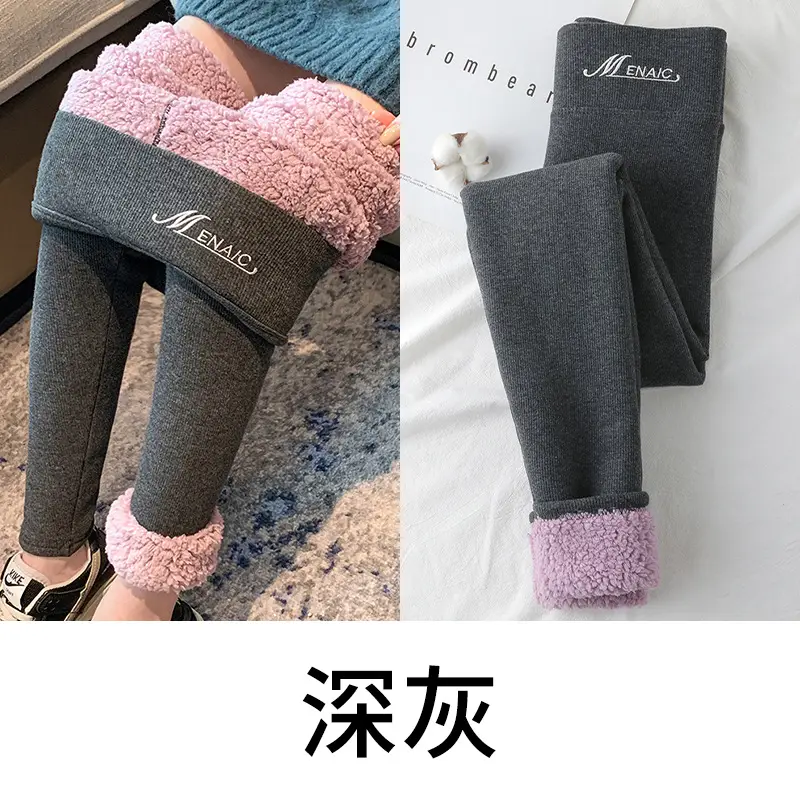 Women Winter Slim Fit Fleece Leggings Black Warm - Image 6